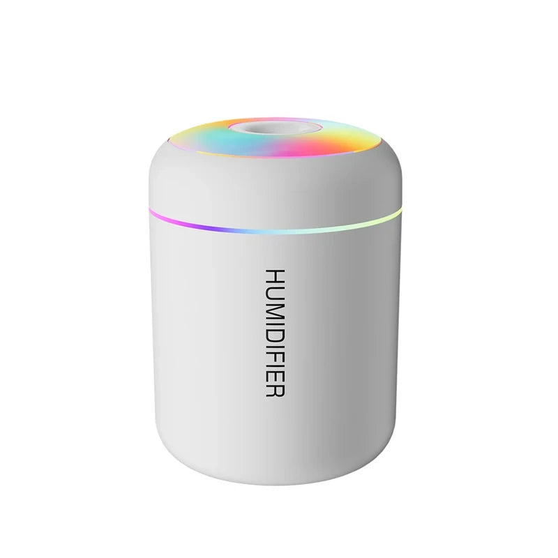 Umidificatore Mini USB HOMEFISH – Diffusore Aromi, Nebbia Fredda, LED, per Scrivania
