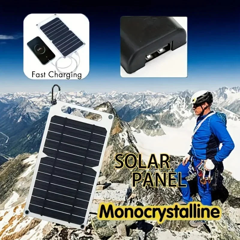 Pannello Solare Portatile 35W Sunpower – USB 5V, per Campeggio, Powerbank e Casa