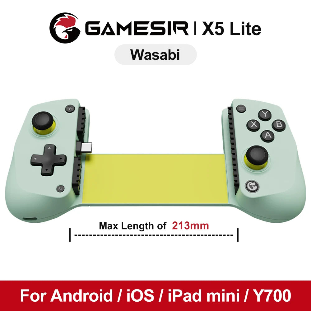 GameSir X5 Lite Gamepad Mobile – Joystick Hall, per iPhone, iPad e Android