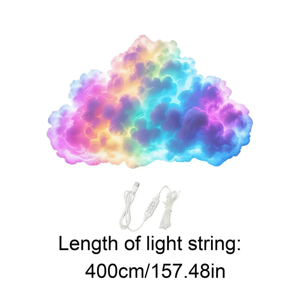 Lampada 3D LED Nuvola Thunder Cloud – Ritmo Musicale, USB, per Camera e Gaming