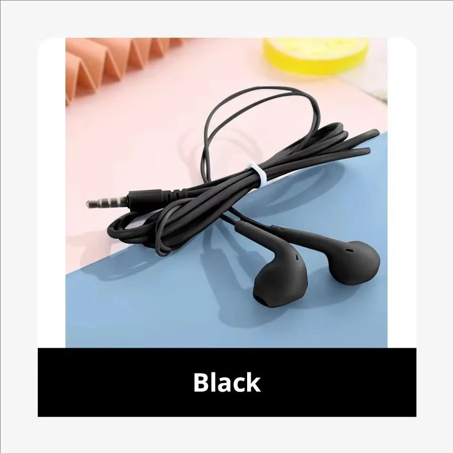 Auricolari Stereo Macaron 3,5mm – Cablati con Microfono, per Sport e Musica