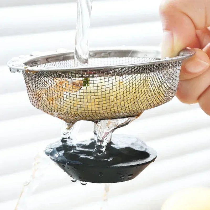 Filtro Scarico Lavello in Acciaio Inox – Antiodore, per Bagno, Cucina e Pavimento