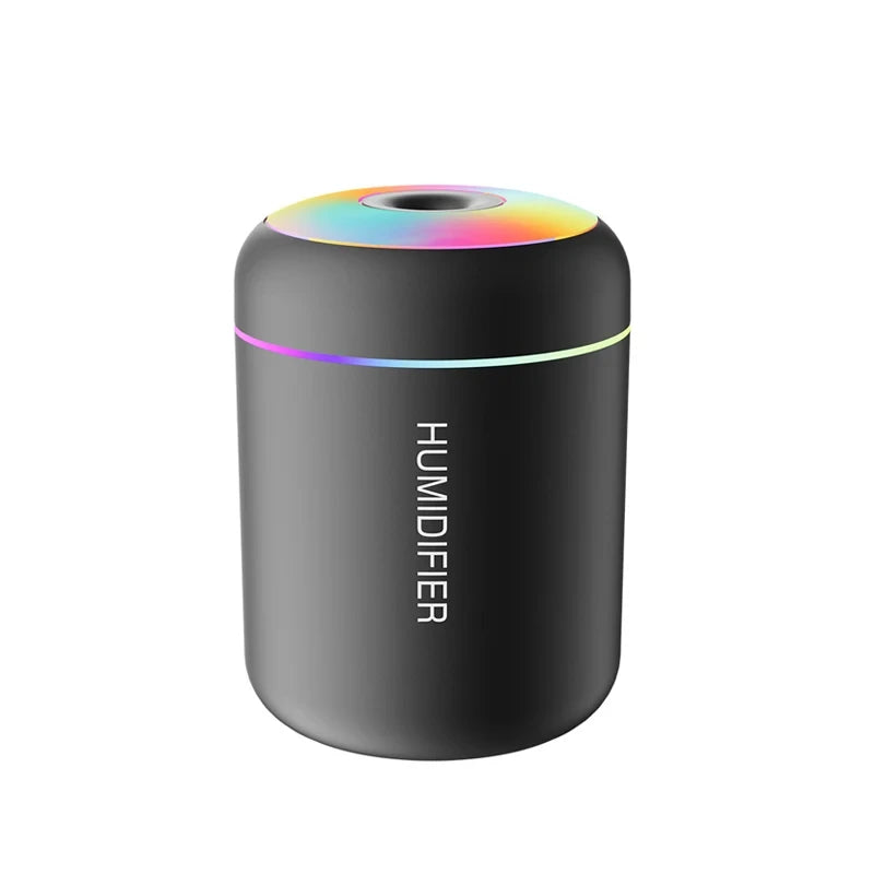 Umidificatore Mini USB HOMEFISH – Diffusore Aromi, Nebbia Fredda, LED, per Scrivania