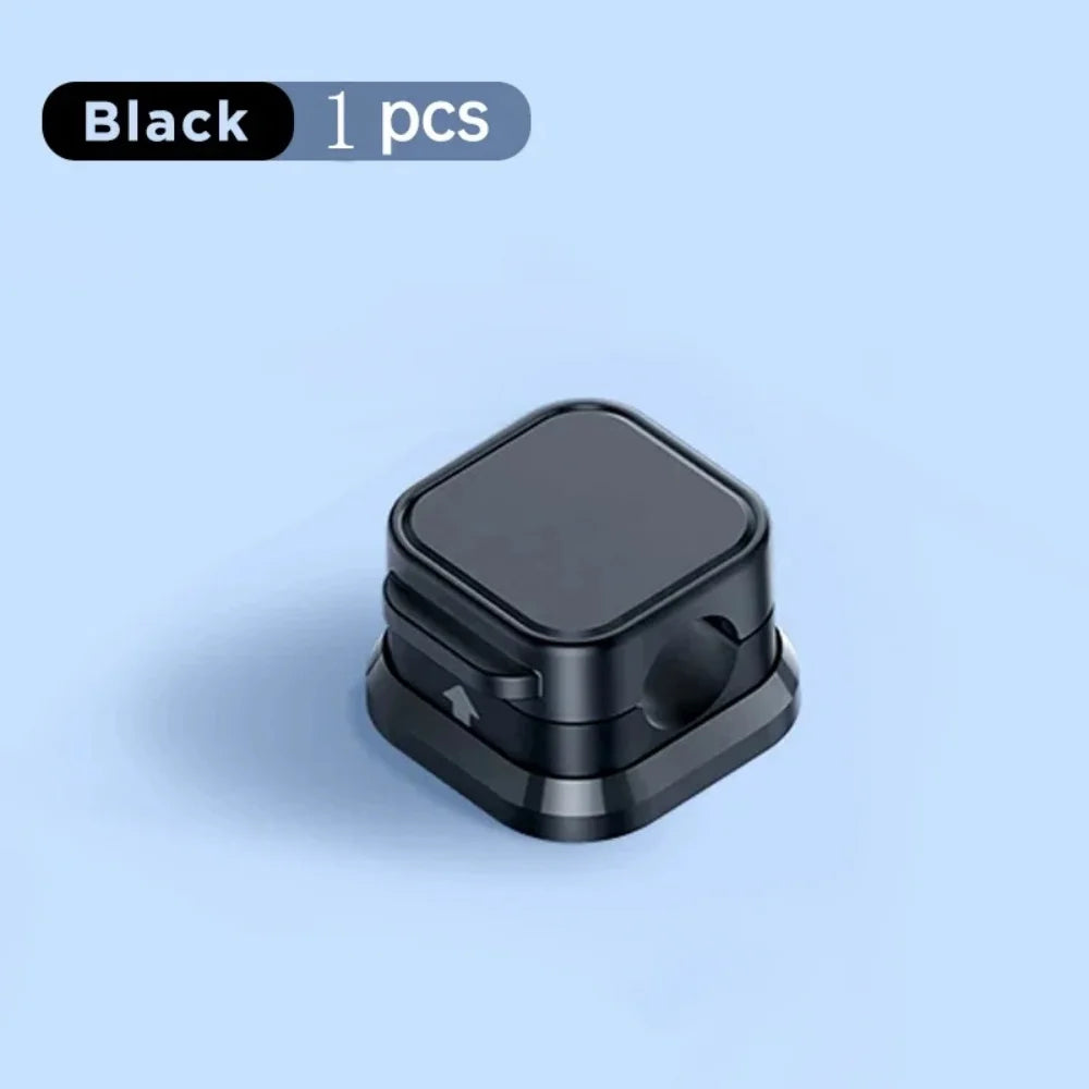 Clip per Cavi Magnetici – Supporto Regolabile Sotto Scrivania, Organizer Cavi