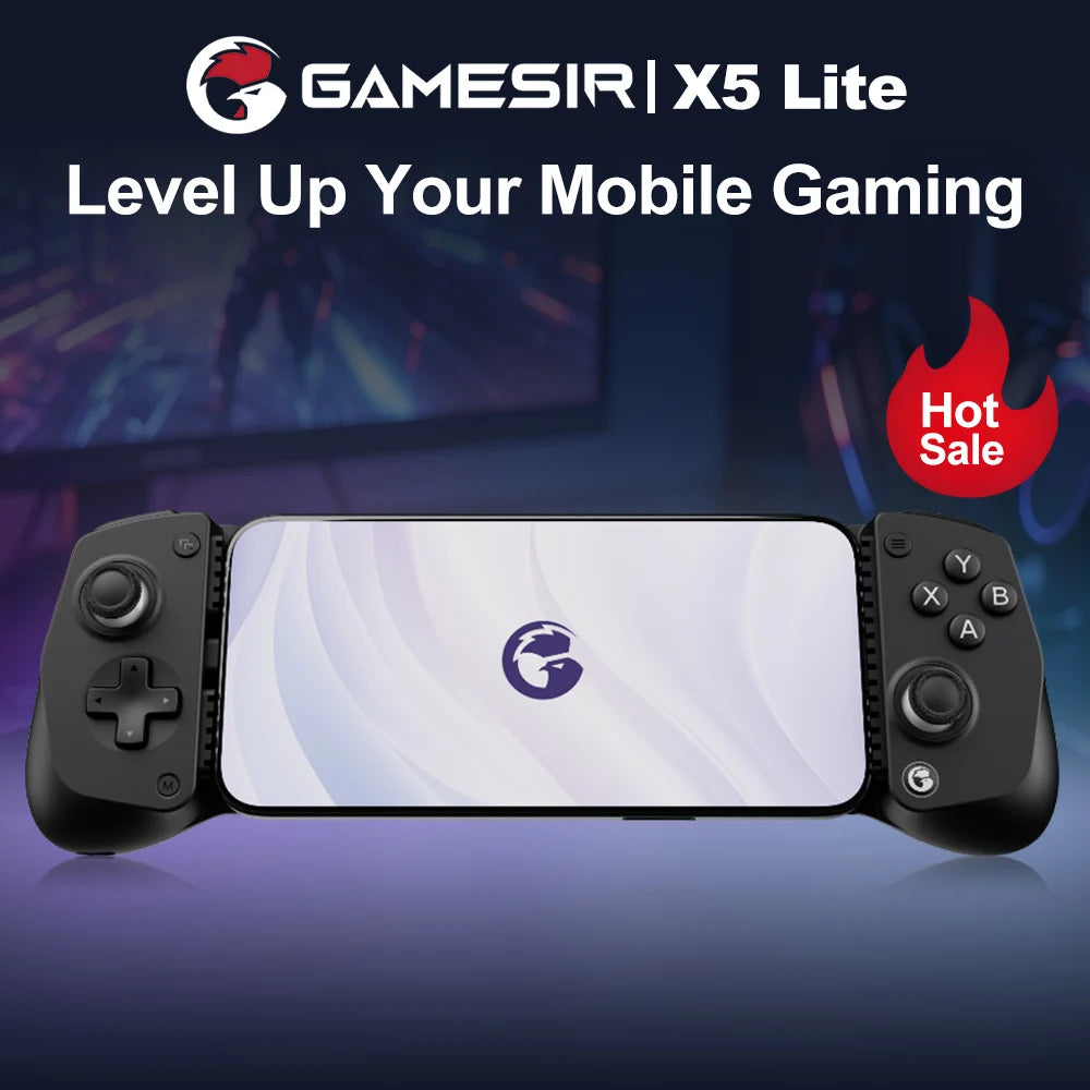 GameSir X5 Lite Gamepad Mobile – Joystick Hall, per iPhone, iPad e Android