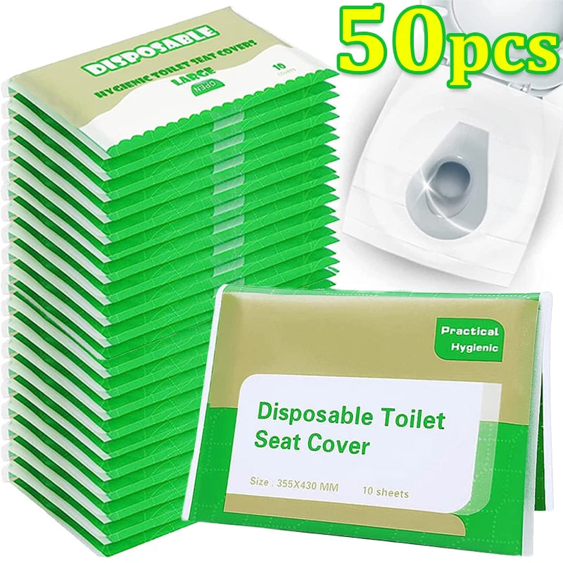 Coprisedile WC Usa e Getta Portatile – Impermeabile, Biodegradabile, per Viaggi