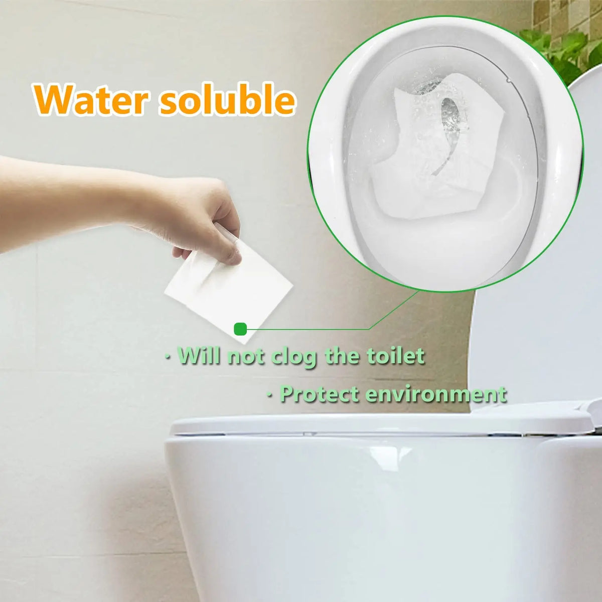 Coprisedile WC Usa e Getta Portatile – Impermeabile, Biodegradabile, per Viaggi