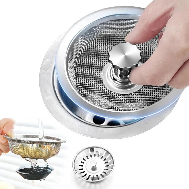 Filtro Scarico Lavello in Acciaio Inox – Antiodore, per Bagno, Cucina e Pavimento