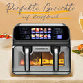 Friggitrice ad Aria Sinaopus 9L 2200W – Doppio Cestello, Touch LED, 10-in-1