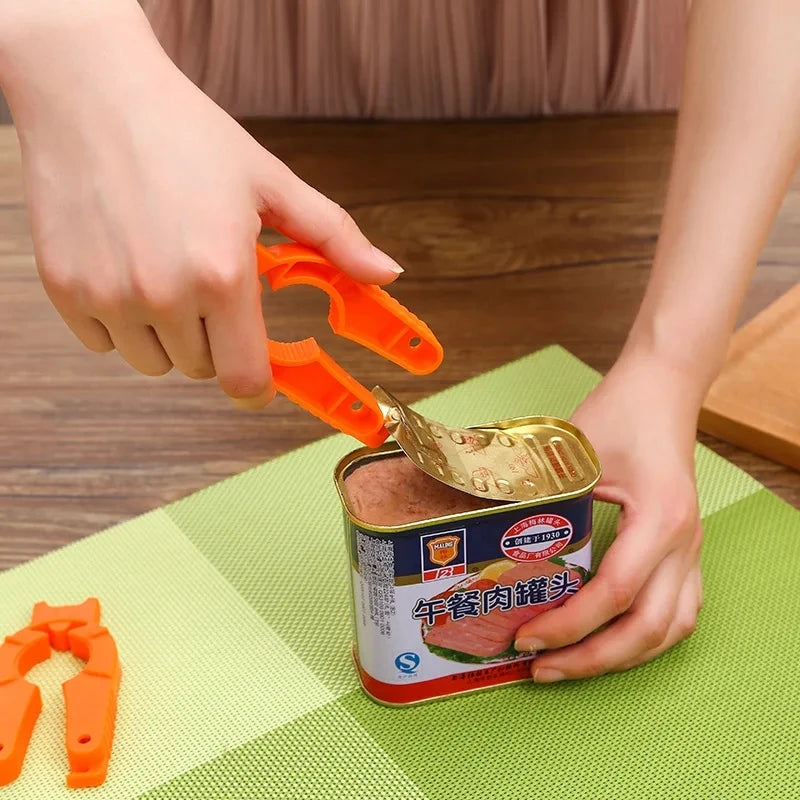 Apriscatole Multifunzionale Portatile – Antiscivolo, Manuale, per Cucina e Bar