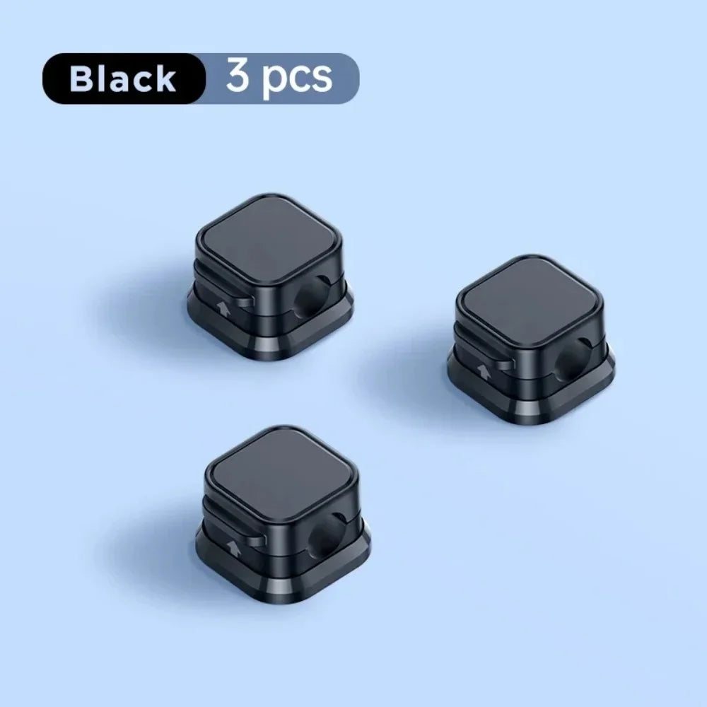 Clip per Cavi Magnetici – Supporto Regolabile Sotto Scrivania, Organizer Cavi