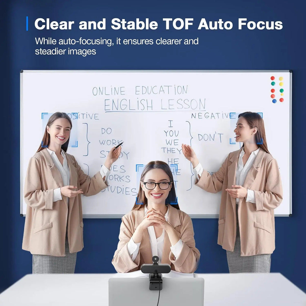 Webcam 4K Autofocus EMEET – 2 Microfoni, USB, 66°, per Streaming e Videoconferenze