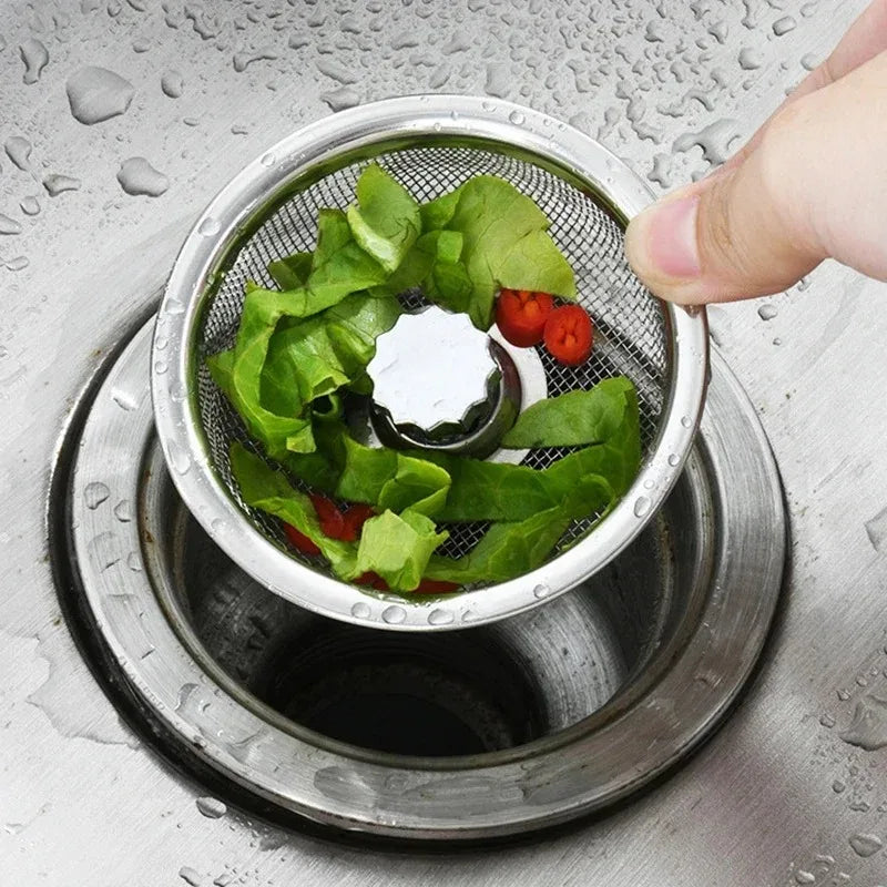 Filtro Scarico Lavello in Acciaio Inox – Antiodore, per Bagno, Cucina e Pavimento