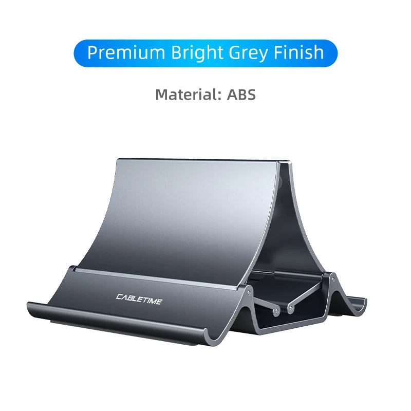 Supporto Laptop Verticale CABLETIME – per MacBook, Surface, HP, Dell e iPad