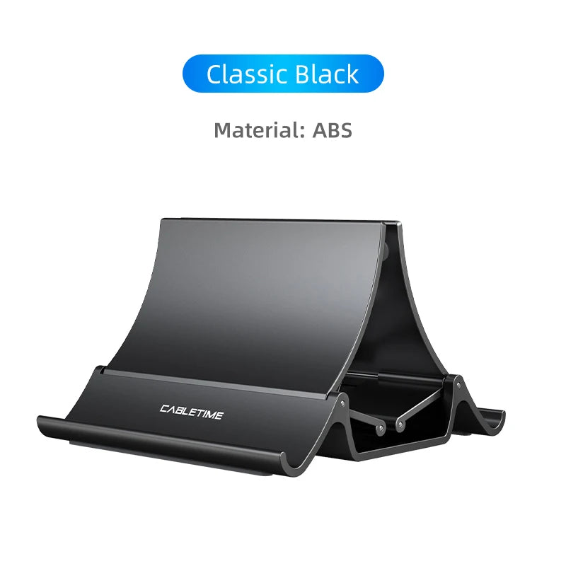 Supporto Laptop Verticale CABLETIME – per MacBook, Surface, HP, Dell e iPad