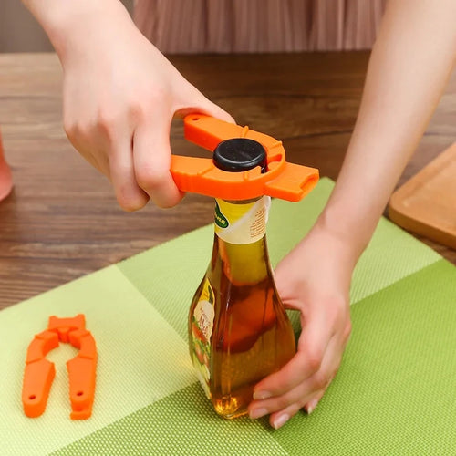 Apriscatole Multifunzionale Portatile – Antiscivolo, Manuale, per Cucina e Bar